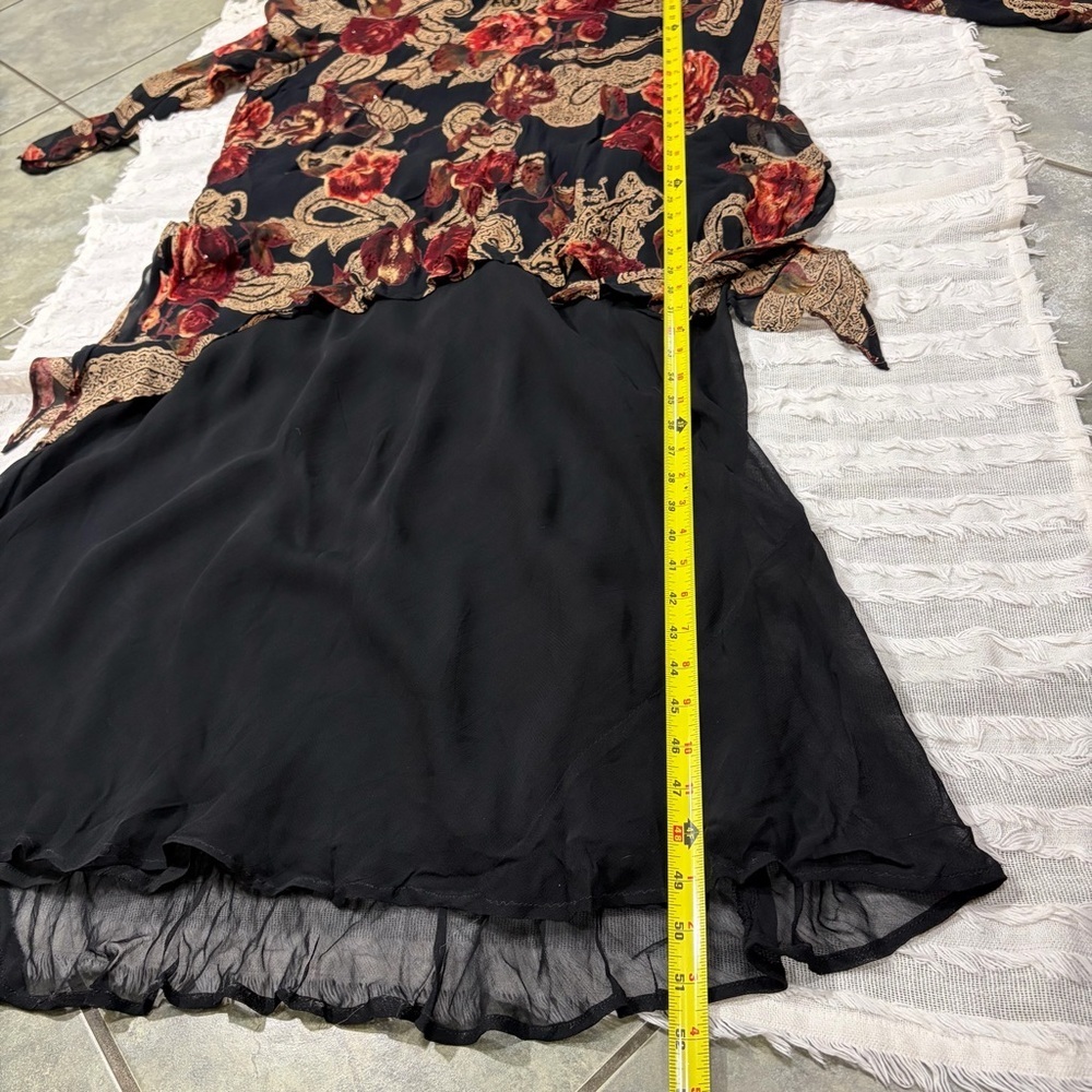 Women’s 2X Made in India Rayon Whimsigoth Vampire Grunge Dark Romantic Boho - Picture 15 of 15